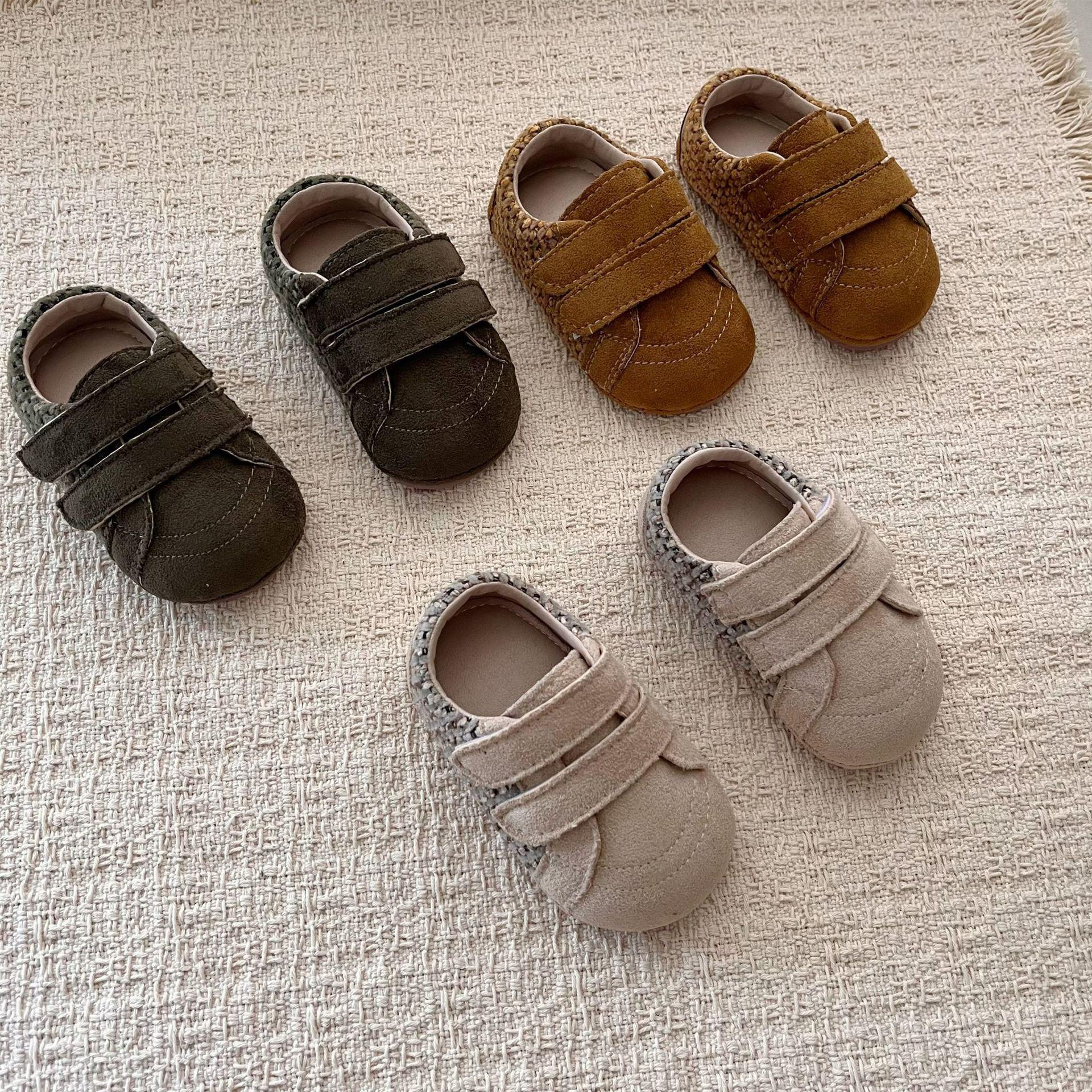 Baby walking shoes, German training shoes, 2026 autumn new model, unisex baby shoes, soft sole, soft upper, Korean-style loafers