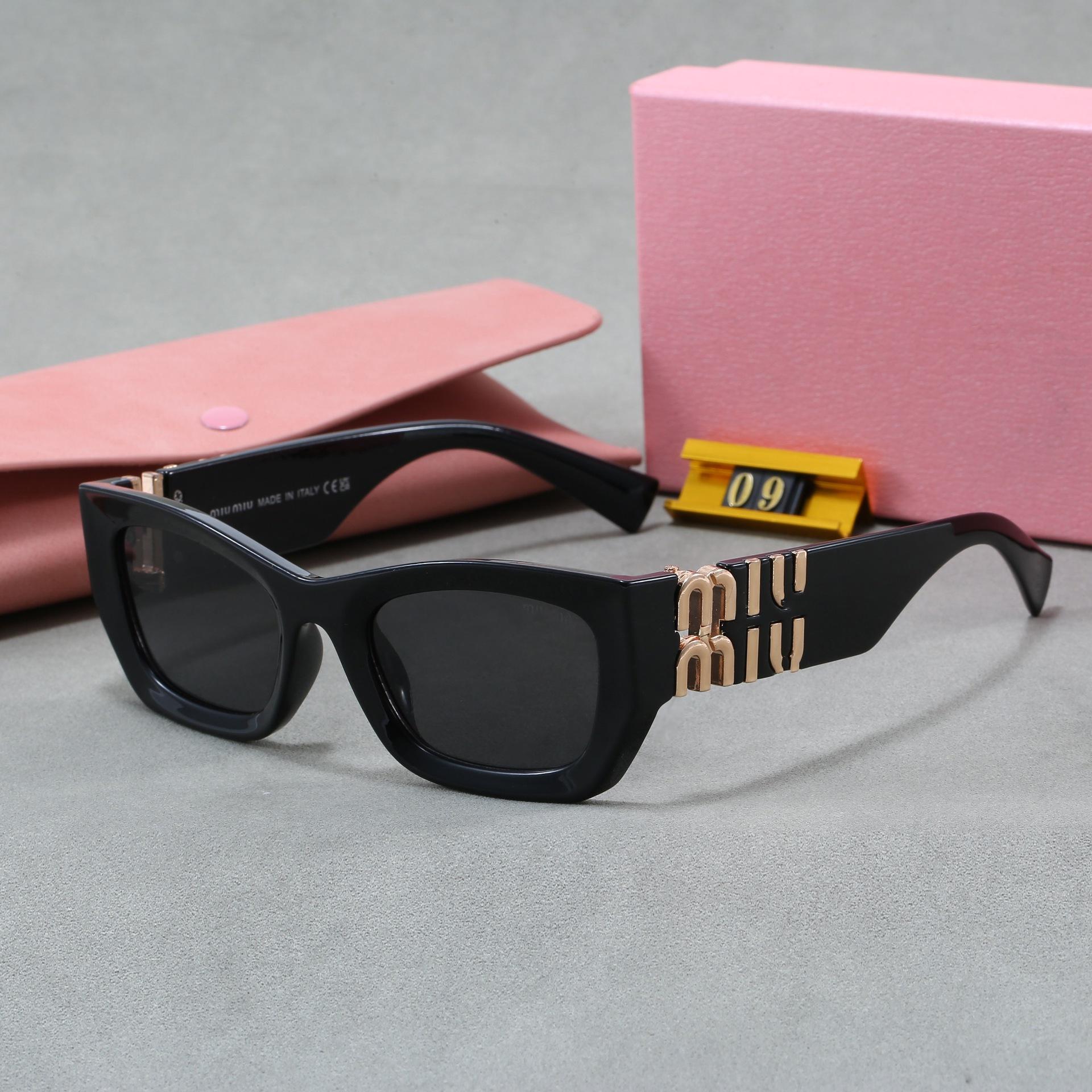 2025 New Cat-Eye Irregular Sunglasses European and American Internet Celebrity Same Style Ins Retro Sunglasses Women's Trendy Sunglasses