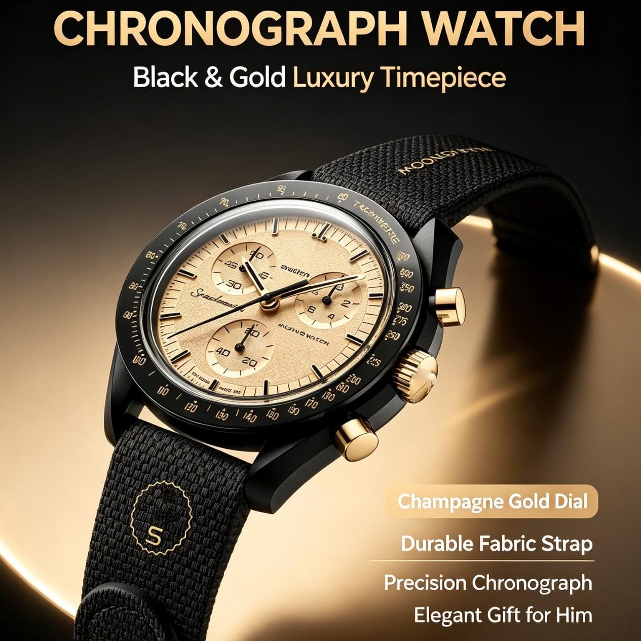 2026 Foreign Trade Aliexpress Co-Branded Universal Plastic Watch Quartz 6-Hand Full Function Stopwatch Manufacturer Wholesale