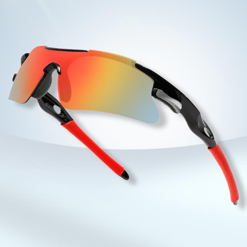 2026 New Colorful Cycling Sunglasses, Outdoor Sports Sunglasses, European and American Cross-Border Windproof Goggles for Men and Women