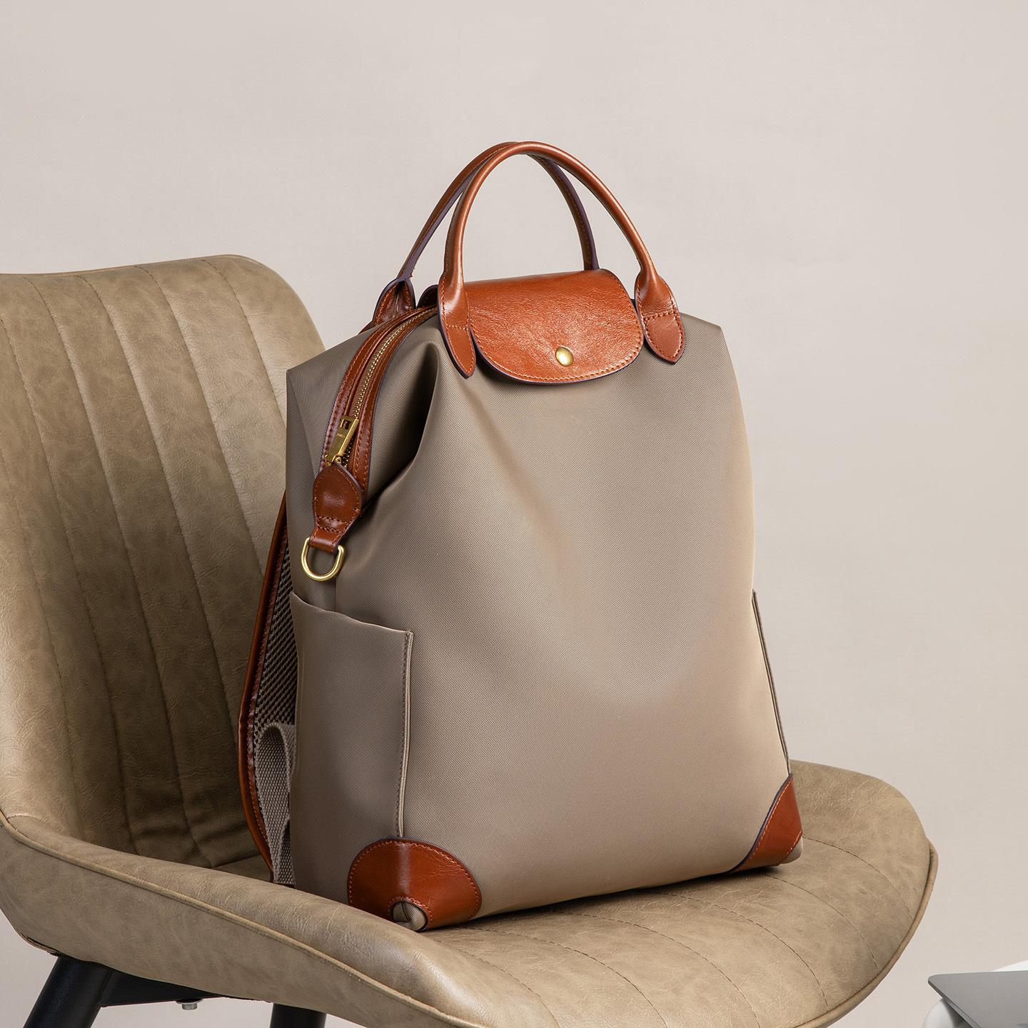 2026 New Trendy High-Quality Backpack, Commuter Computer Bag, Lightweight Large-Capacity Nylon Backpack, Business Travel Bag