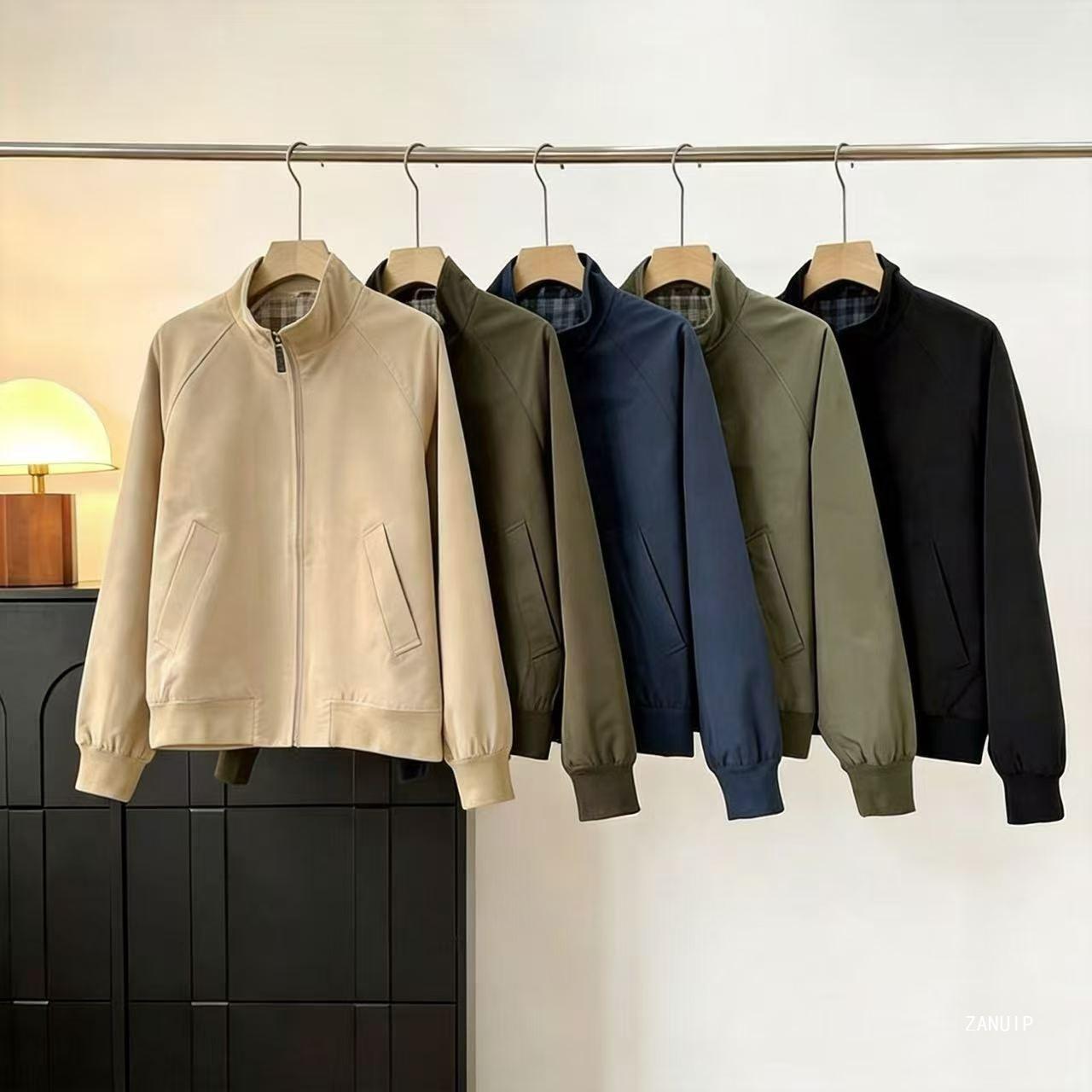 American casual style! Harrington jacket for men, new autumn fashion, loose-fitting stand-up collar jacket 487318