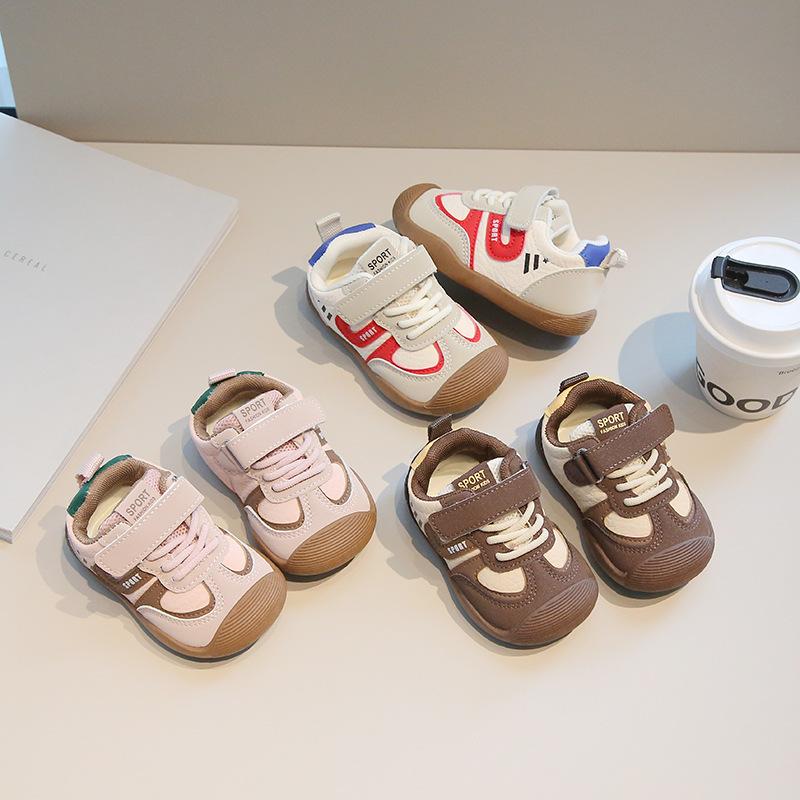Baby Soft-Soled Spring and Autum Walking Shoes New 2025 Autum New Baby Functional Kidsren's Girls' Shoes Anti-Slip and Anti-Kick