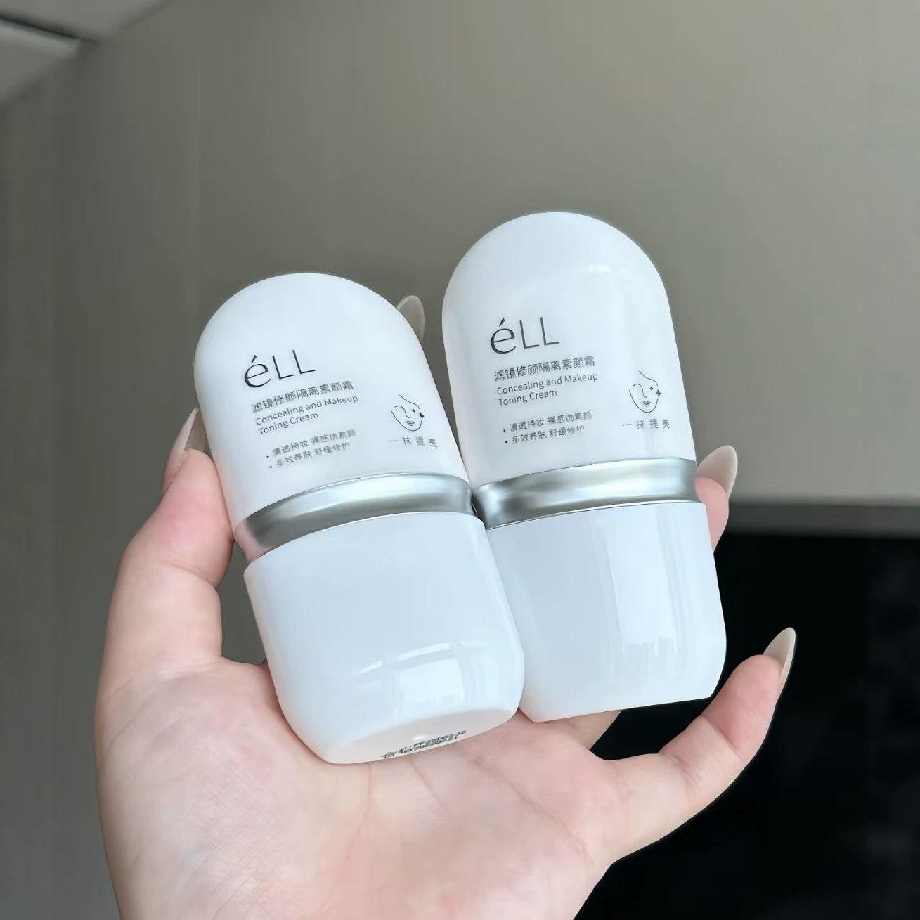 ELL Tone-Up Cream, Filter Isolation, Whitening, Sunscreen, Purifying Perilla Mud Mask, Sea Grape Nourishing Water Lotion, Makeup Remover Oil ELL