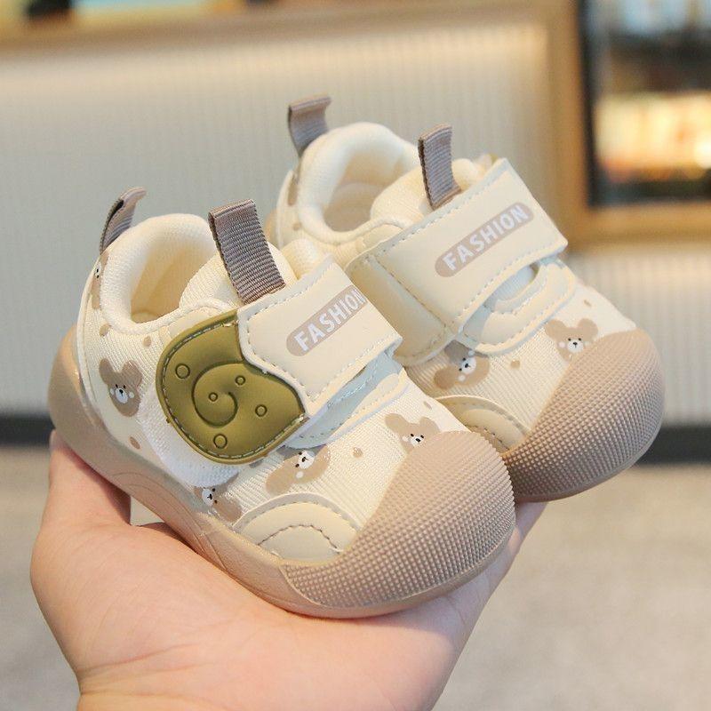 Baby Toddler Functional Shoes, Women's Shoes, Mesh Girls' Spring and Autumn New Walking Shoes, Infant Soft-Soled Non-Slip Shoes for Boys