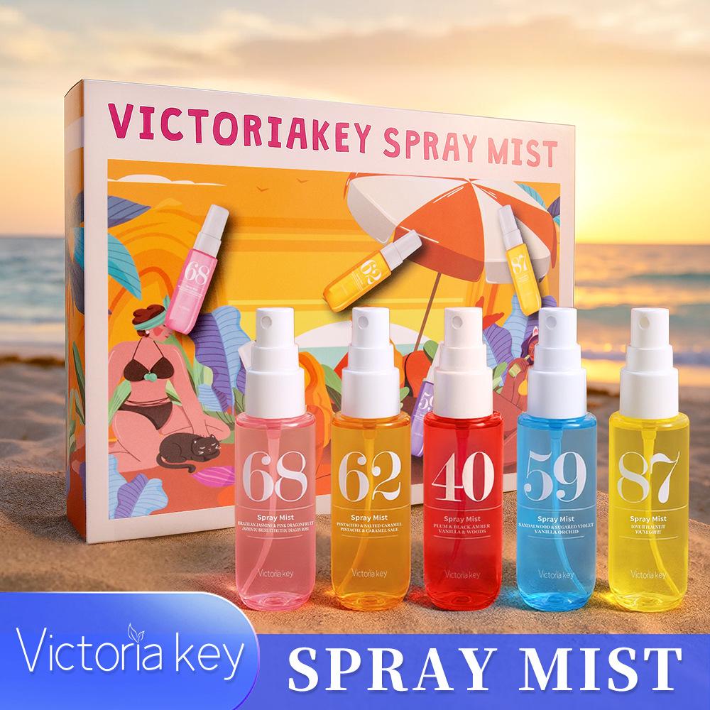 Cross-Border New Beach Digital Perfume Set Spray Long-Lasting Fragrance Body Hair Deodorant Brazilian Rio Summer