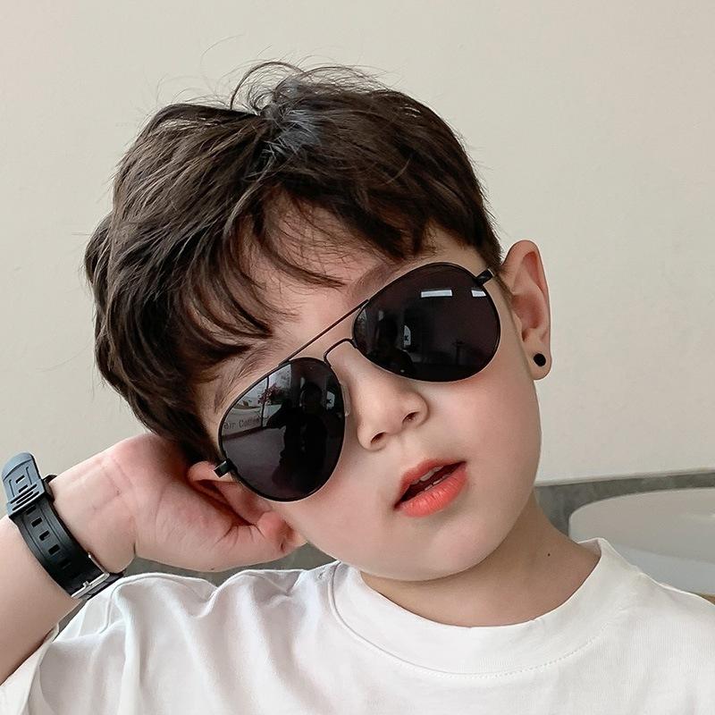 Fashionable and Versatile Trendy Children's Sunglasses for Outings and Street Photography, High-End Style, Uv Protection, Baby Sunglasses