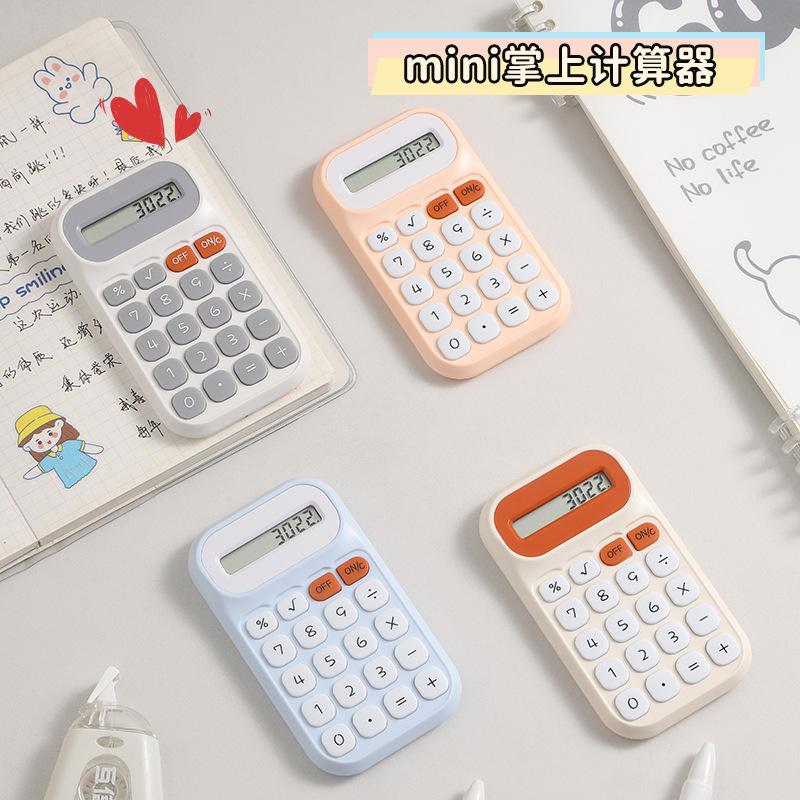 Mini Handheld Calculator for Students, Portable, High-Looking, Simple and Cute Mini Computer Manufacturer Direct Sale