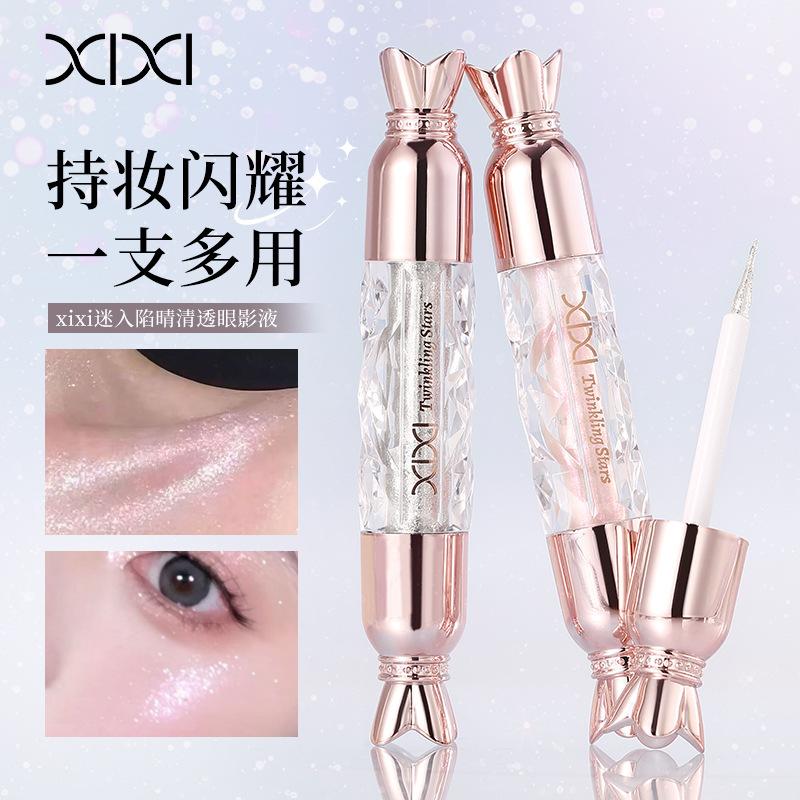 Xixi Clear Liquid Eye Shadow Sequin Pearlescent Sparkling Liquid Eye Shadow a Drop of Tear Silkworm Eye Corner Brightening Liquid