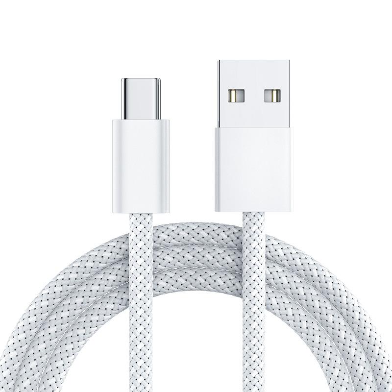 Type-C data line macaroon color for apple 15 16 samsung fast charge usb charging line wholesale