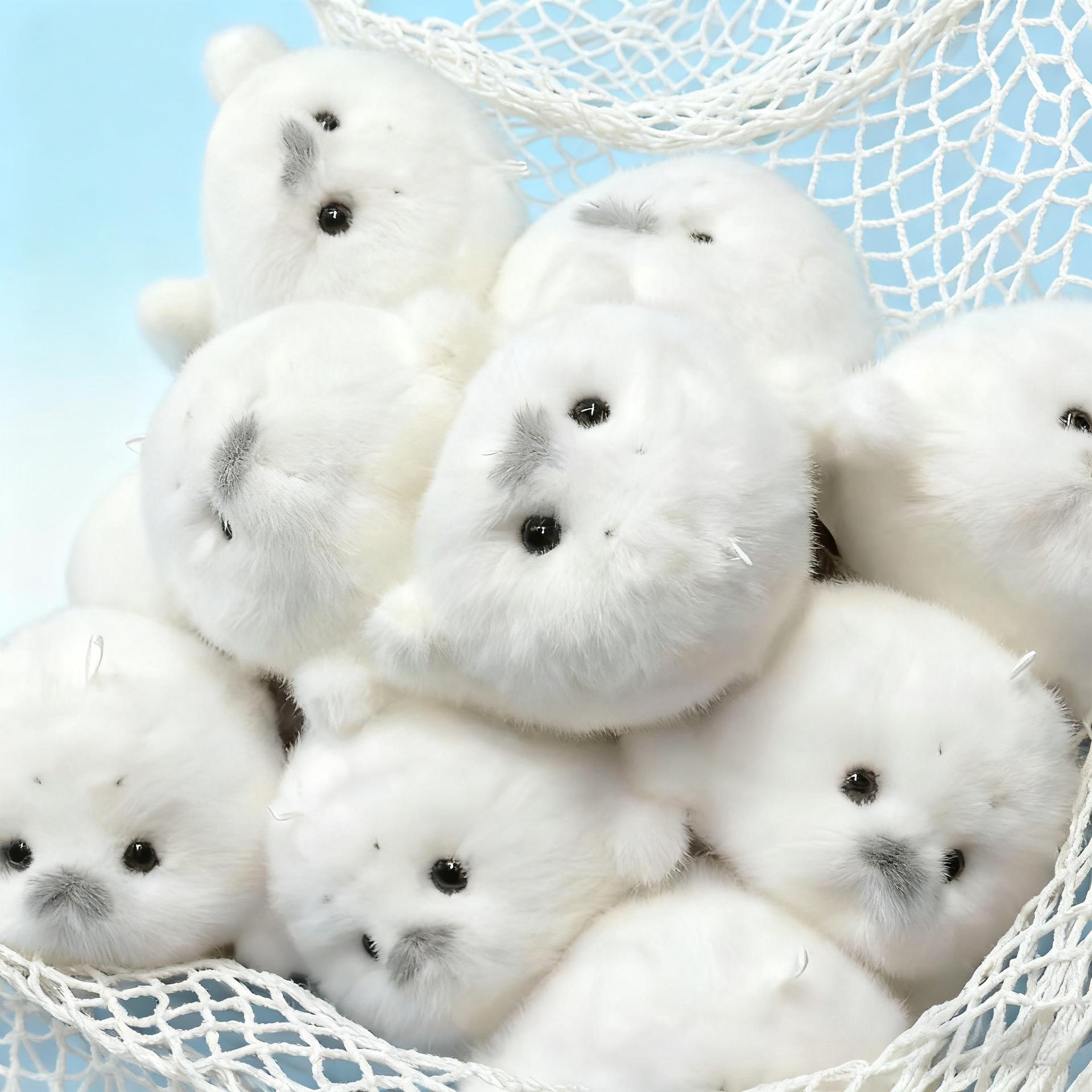 New Cute Little Seal Baby Plush Doll Pendant Artificial Ocean Doll Seal Doll Baby Catcher