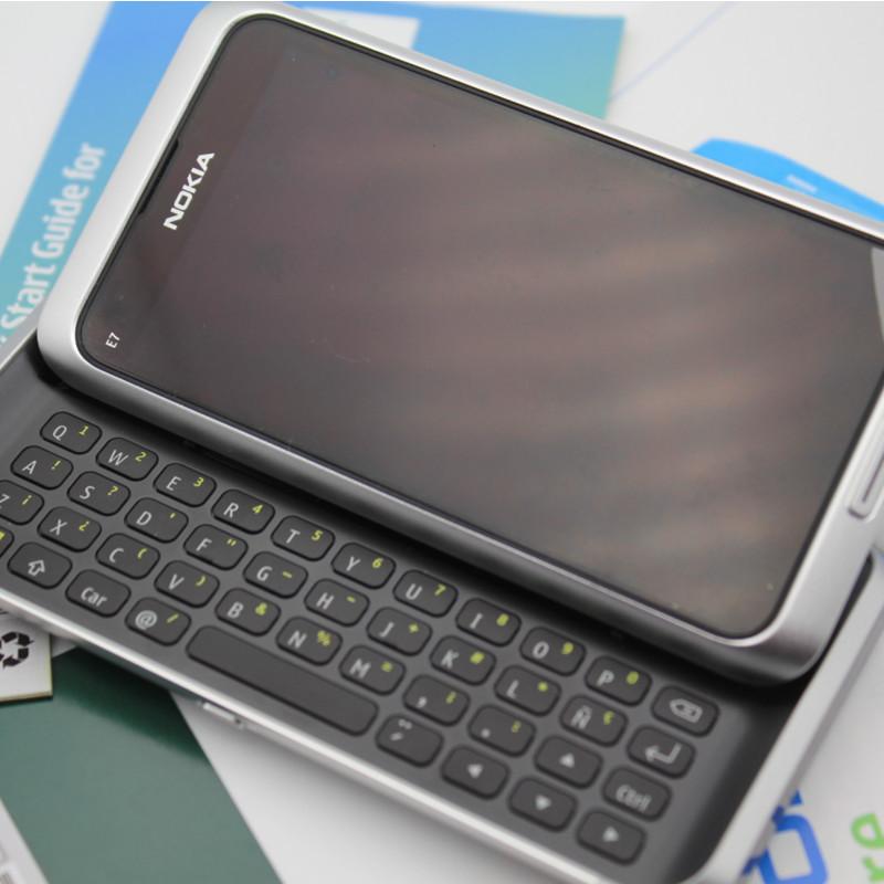 Classic Recommendation E7-00 Inventory Mobile Phone Full Keyboard Side Sliding Cover Design Suitable for Traditional Phone Backup Foreign Trade