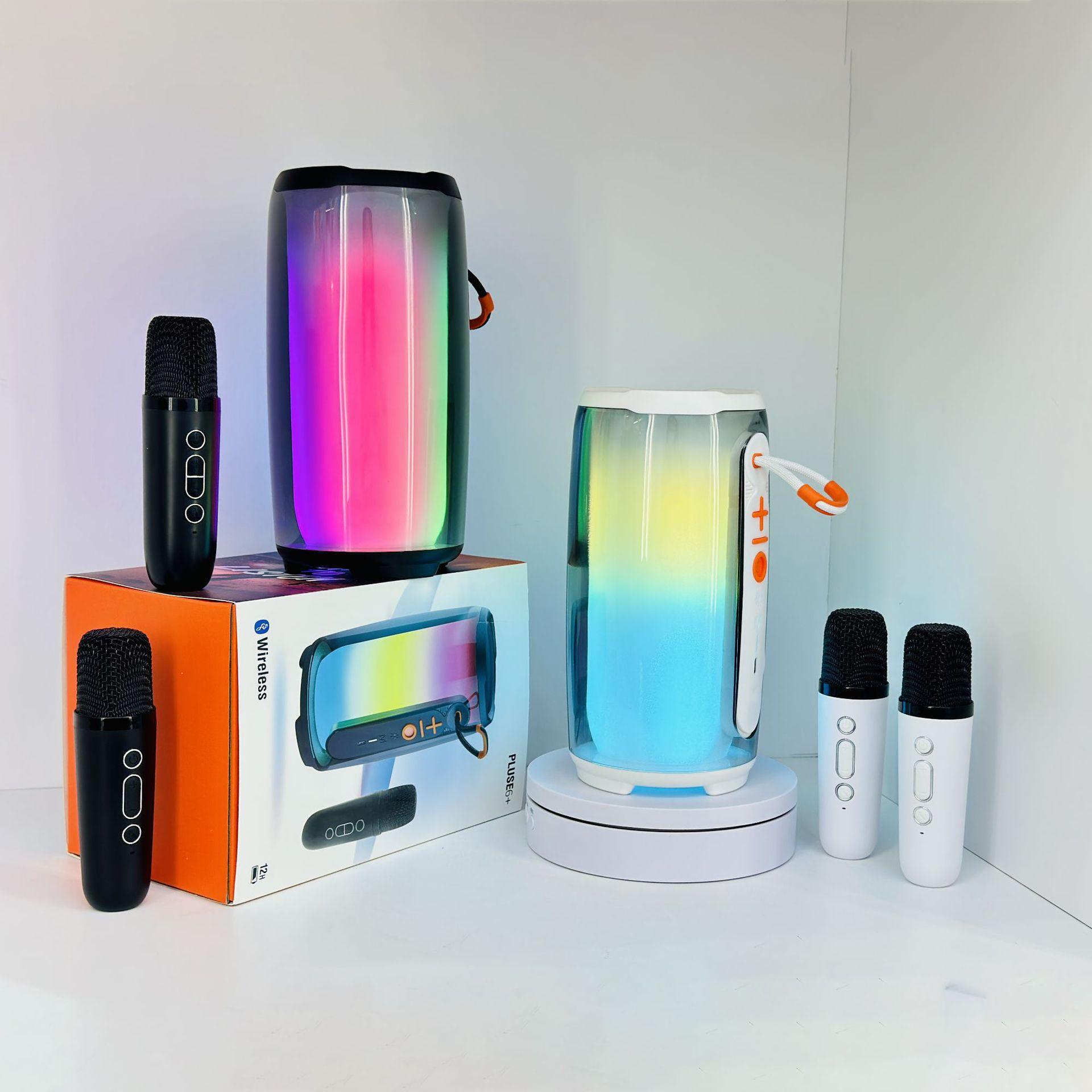 Pluse6+ Pulse Bluetooth Speaker Desktop Outdoor Full Screen Rgb Light Colorful Wireless Speaker Cross-Border Popular Live Broadcast