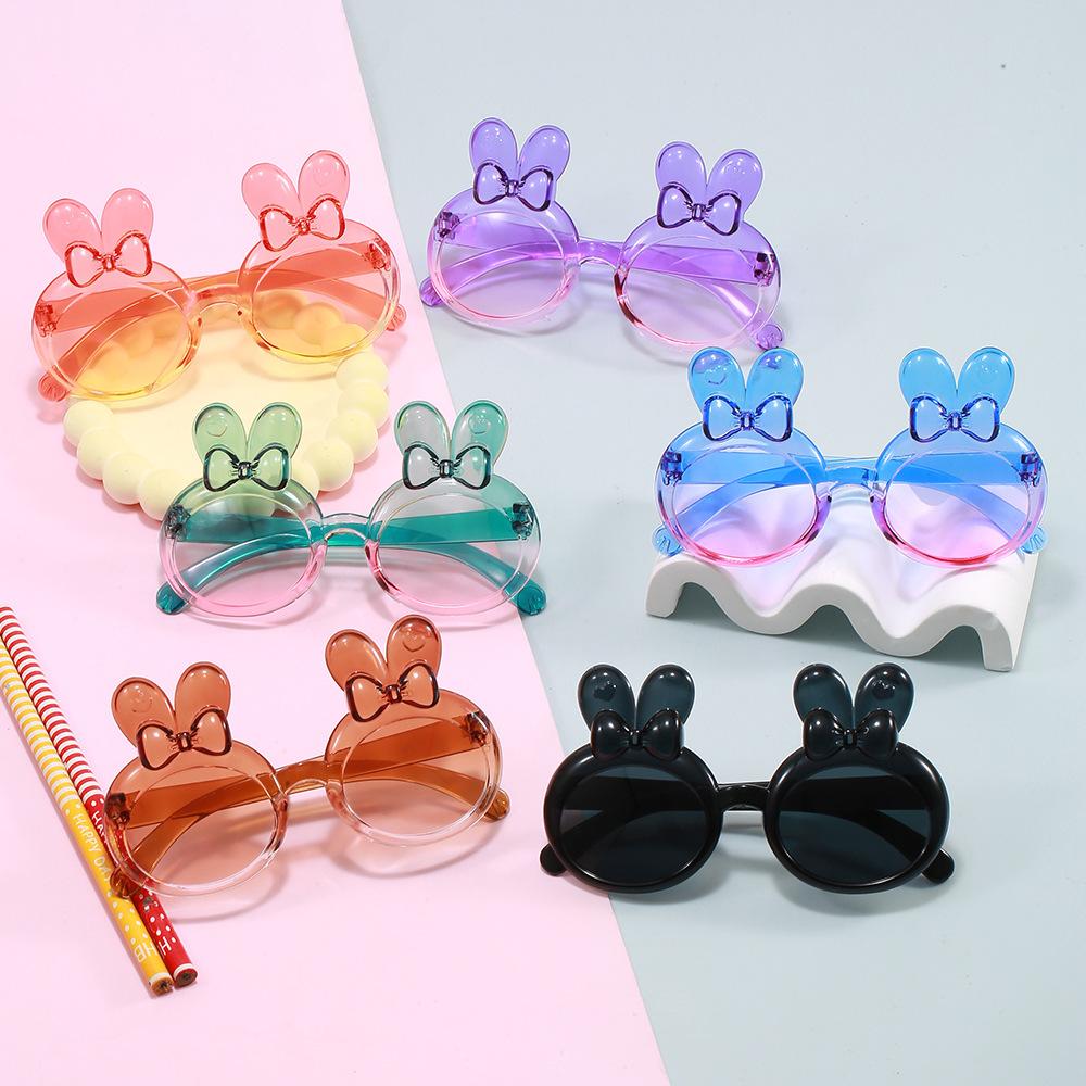 2026 New Style Kidsren's Bow-Knot Sunglasses for Girls, Cute Cartoon Sunglasses, Anti-Uv, Baby Fashion Travel