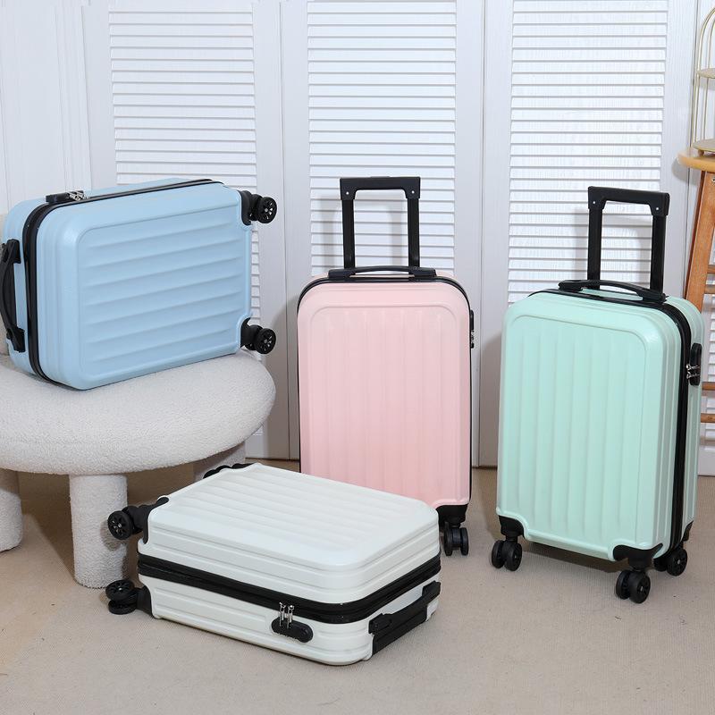 Suitcase, Sturdy and Durable, New Student Password Box Suitcase 20inch Boarding Case Zipper Double-Layer Trolley Case