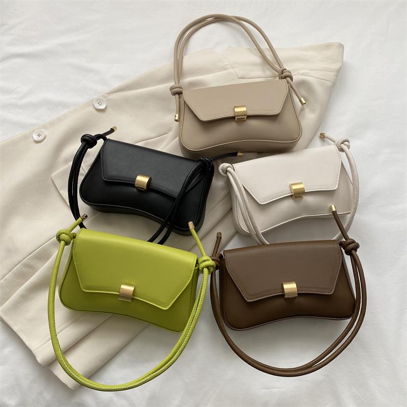 High-End Bags for Women 2025 New Baguette Bag Retro Satchel Armpit Bag Fashionable Girl Shoulder Crossbody Bag