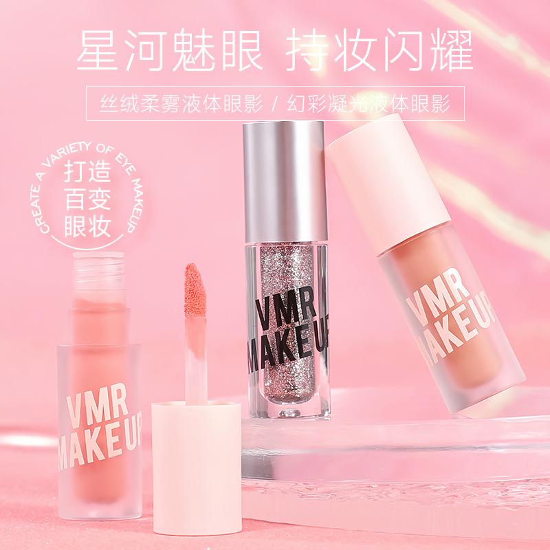 Vmr Liquid Eyeshadow Blush Shredded Brick Fine Shimmer Eyeshadow Liquid Planting Grass Tears Silkworm Brightening Highlight Liquid Hot Style