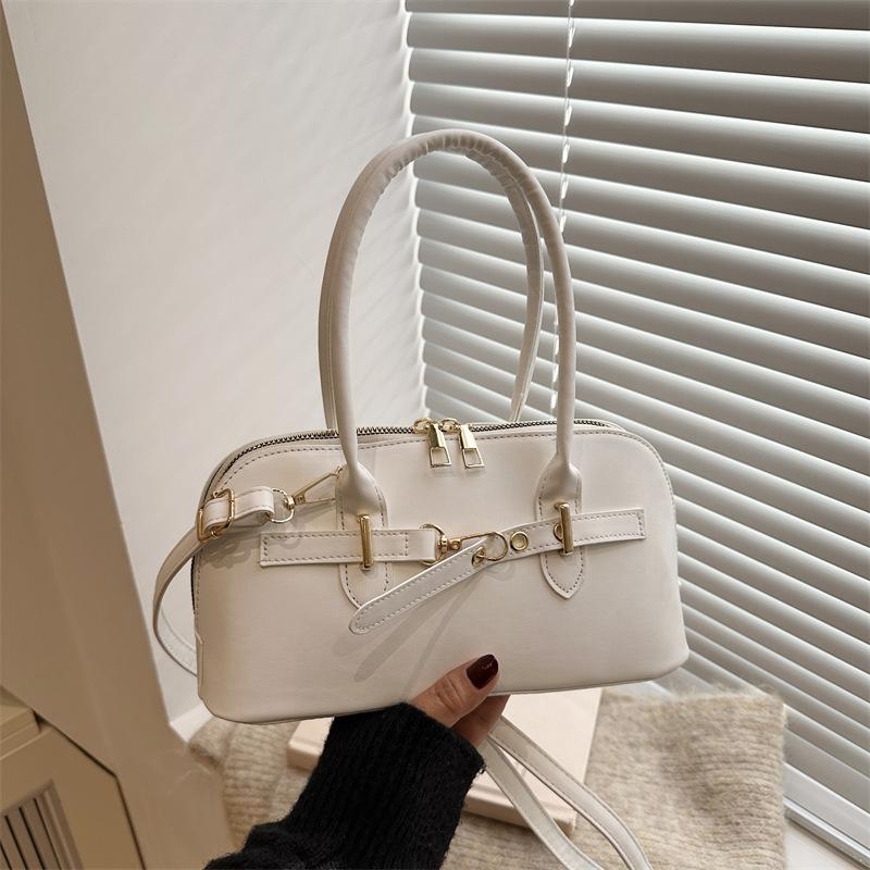 Autumn/Winter 2026 New Trendy Korean Niche Underarm Bag Retro Handbag Commuter Bag for Women Large Capacity Pillow Bag