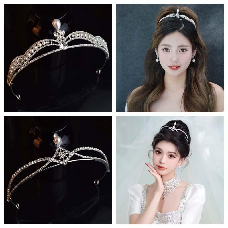 Super Fairy Crown Headwear Elegant Simple Princess Crown Birthday Show Awards Hair Accessories Fashion All-match Accessories