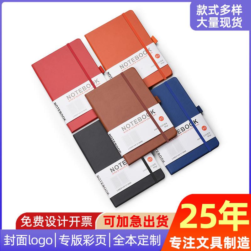 Cross-Border Strap A5 Notebook, High-Quality Mini Portable A6 Small Notebook, Notepad, B5 Diary, Logo Customization
