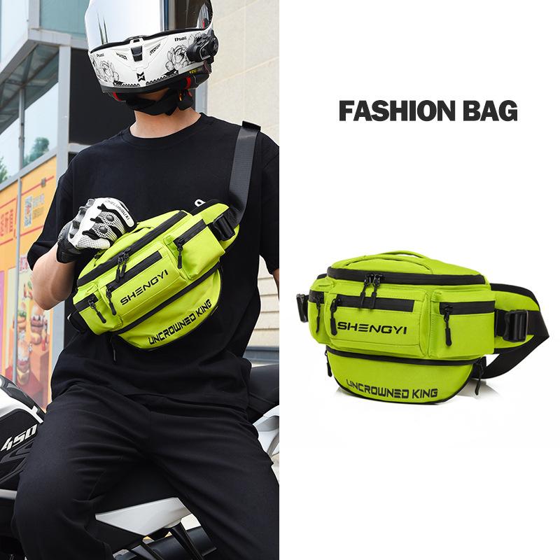 2026 Chest Bag, Waist Bag, Unisex Rider Bag, Motorcycle Riding Accessory Bag, Waterproof, Large Space, Large Capacity, Crossbody Bag