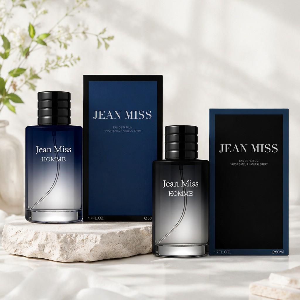TikTok hit product: high-quality blue cologne with long-lasting fragrance, Southeast Asian cross-border men's perfume set wholesale