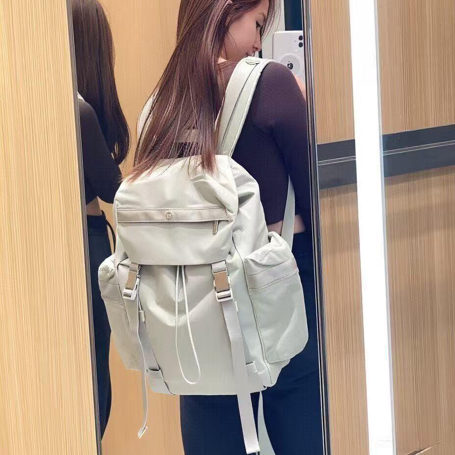 2025 New Lululemon Style Waterproof Backpack for Men and Women, Commuting and Travel Large Capacity Casual Backpack