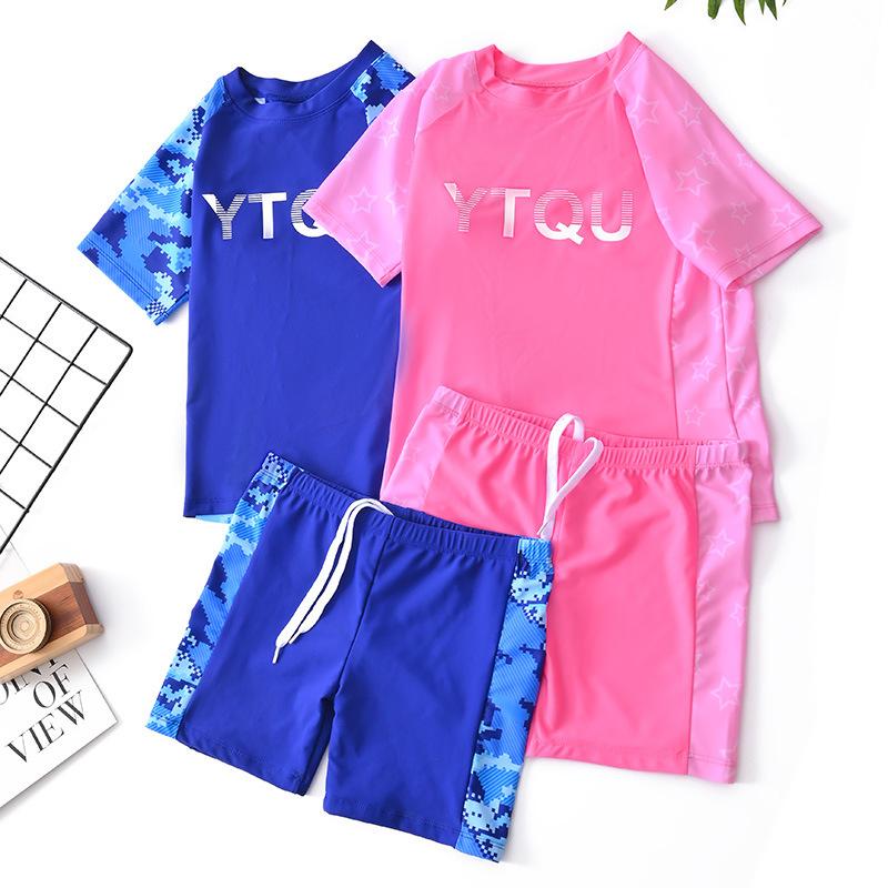 Children's Split Swimsuit Boys' Baby's Swimming Trunks suit Girls' Big Children's Swimming Equipment Boys' Training Swimsuit