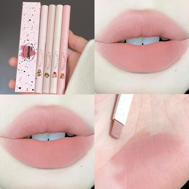 Cappuvini lip liner, nude color lip shaping pencil, lipstick pencil, domestic makeup, lip balm pencil, lipstick