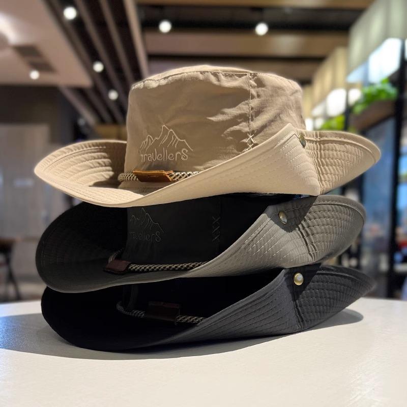 Hats for Men, Outdoor Sun Protection Hats for Women, New Summer Sun Protection Hats, Retro Fisherman Hats for Men, Cross-Border Wholesale