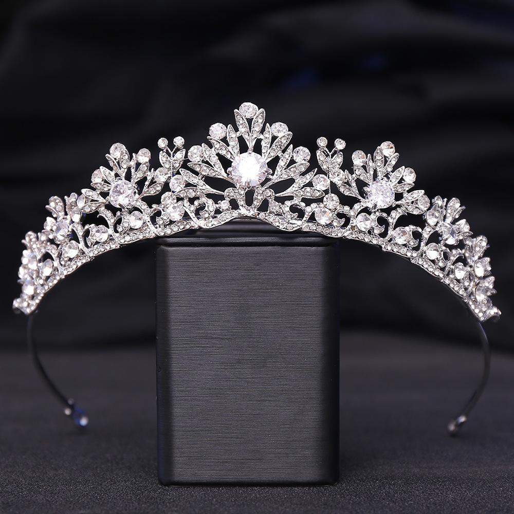 Bridal jewelry set zircon crown hairband hot wedding hair accessories wedding dress accessories factory direct for wholesale