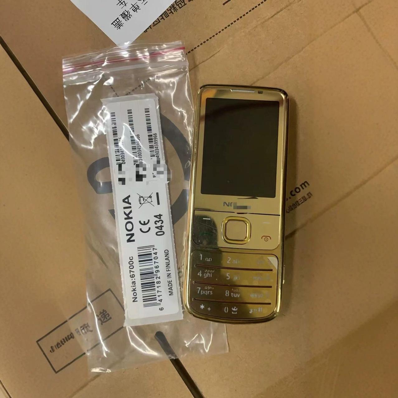 For cross-border foreign trade 6700c classic straight metal case mobile phone nokia6700classic