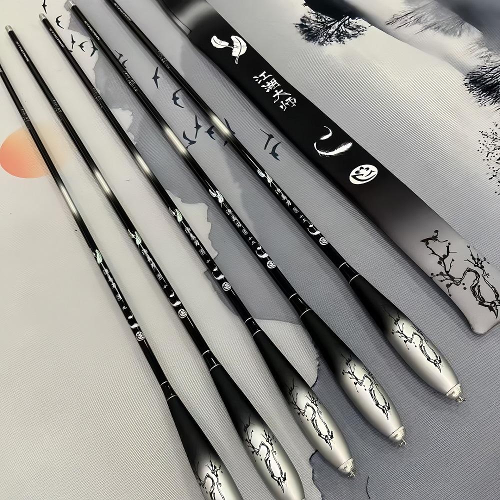 New Model Stream Fishing Rod, Ultra-Short Fishing Rod, Ultra-Light, Ultra-Hard, Ultra-Thin, 28-Tune, 19-Tune, Carp Fishing Rod, Portable Small Hand Rod