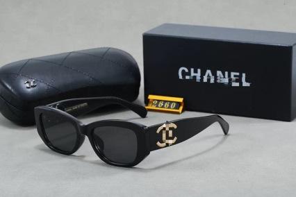New European and American style trendy fashion cat-eye sunglasses for women, high-end UV protection sunglasses 2660