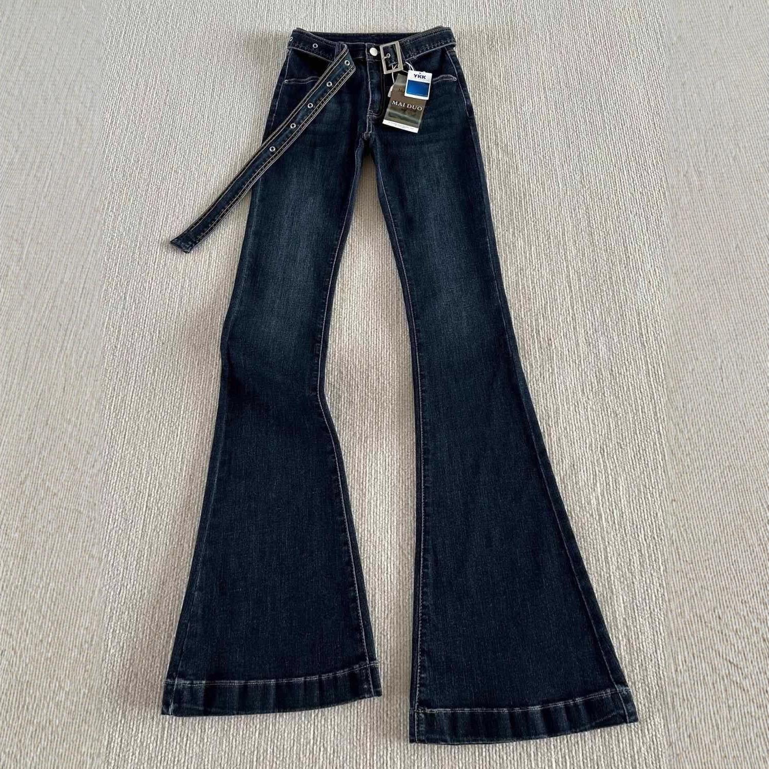 Women's Flared Jeans 2026 New Style Wide-Leg Slim-Fit Pants for Petite Figures, Flattering and Not Tight on the Legs