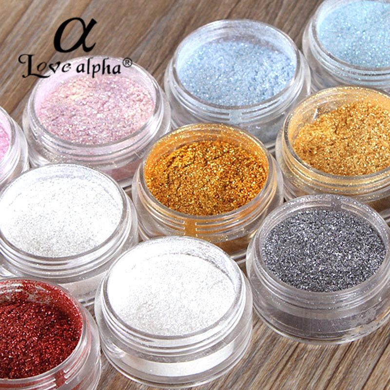 Alpha Professional Eyeshadow Glitter Powder Fine Glitter Powder Highlight Powder Stage Performance Blibli Highlight Powder
