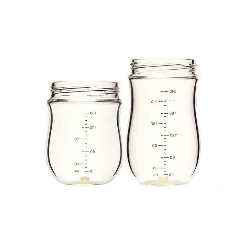 Suitable for 6.4cm Diameter High Borosilicate Glass Milk Bottles, Universal Sx 100-Day Glass Milk Bottle, Baby Newborn Milk Bottle