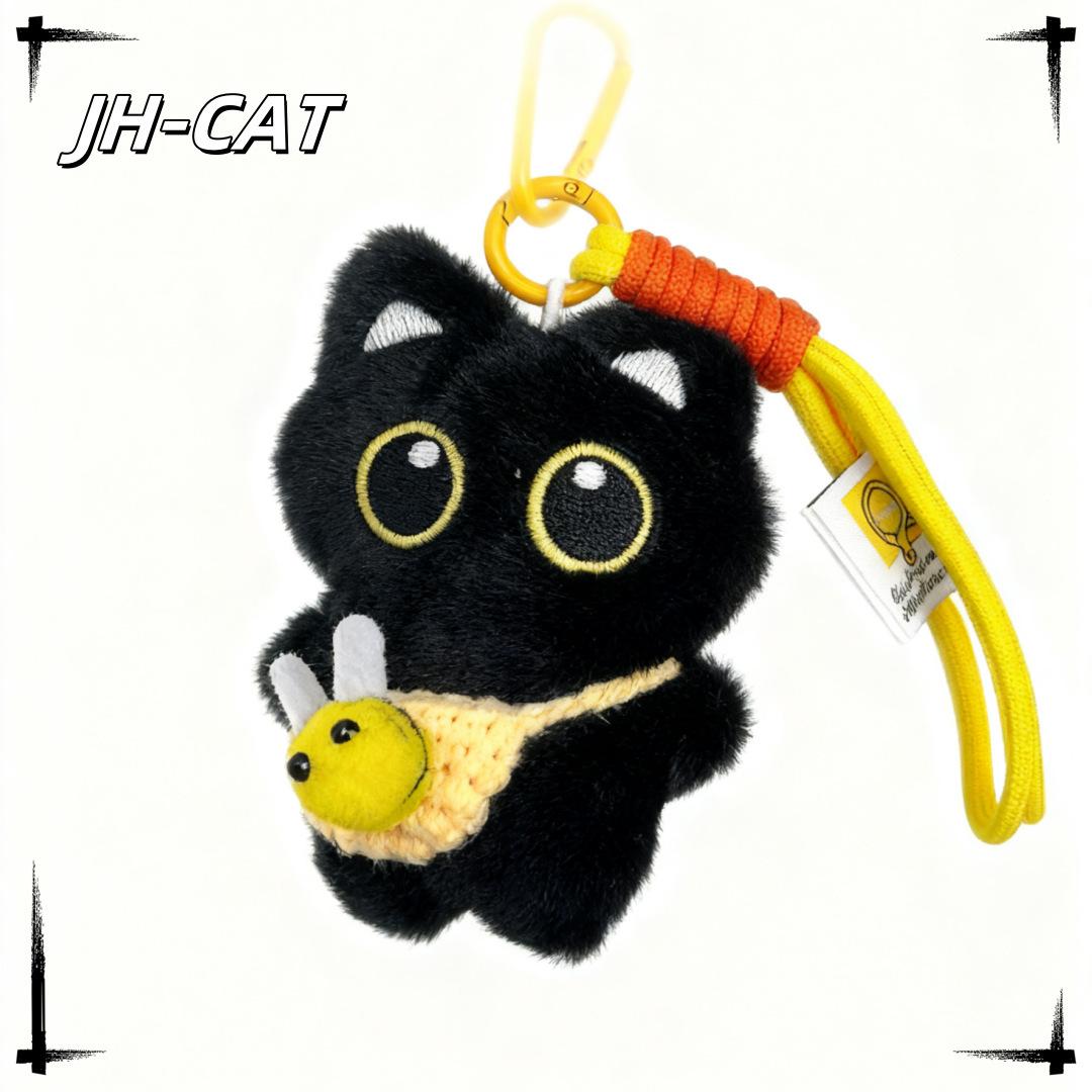 黄挎包蜜蜂小黑猫