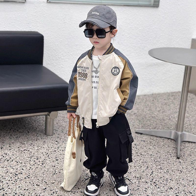 Boys' baseball jacket, spring and autumn model, 2026 new baby autumn jacket, children's early autumn boys' clothing top