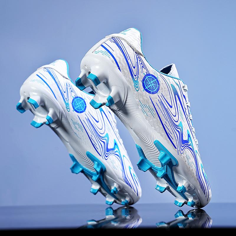 Cross-border plus size Children Spike Soccer Shoes Male Outdoor Primary and Secondary School Students Broken Nail Training Shoes Primary and Secondary School Students Competition Shoes