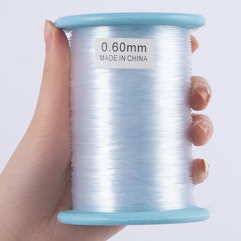 Wholesale non-elastic fishing line handmade beaded line diy accessories nylon large roll transparent fishing line beaded rope