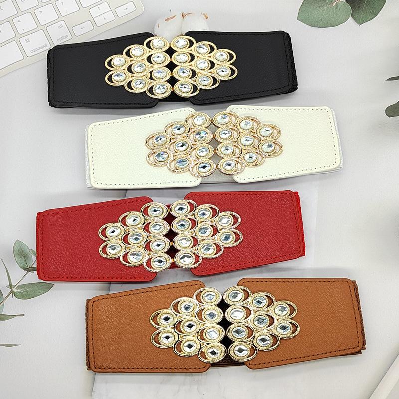 Factory Sale Women's Elastic Belt Fashion Elastic Wide Waist Seal New Casual Dress Decorative Wide Belt Fashion