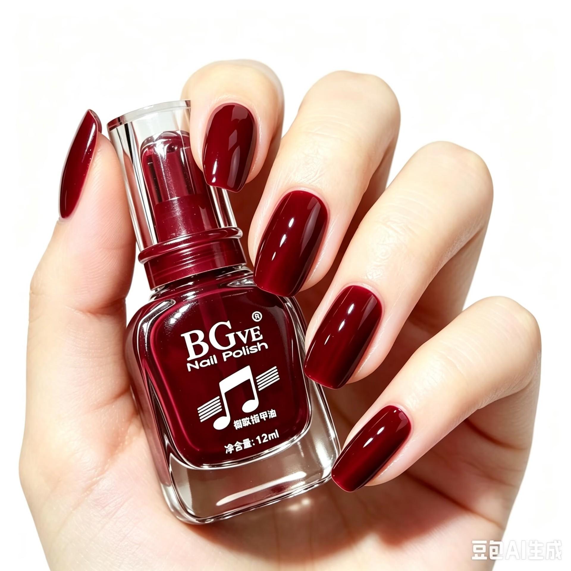 Cross-border BGve micro glue nail polish baking-free non-peeling Nail Polish popular popular color series quick-drying nail color blue gray 12ML