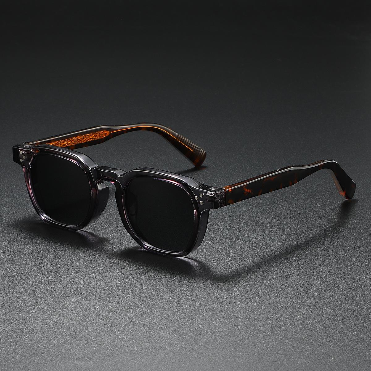 2025 New Box Polarized Sunglasses Proponic Pin Sunglasses Trendy Fashion Rice Nail Sunglasses for Men and Women European