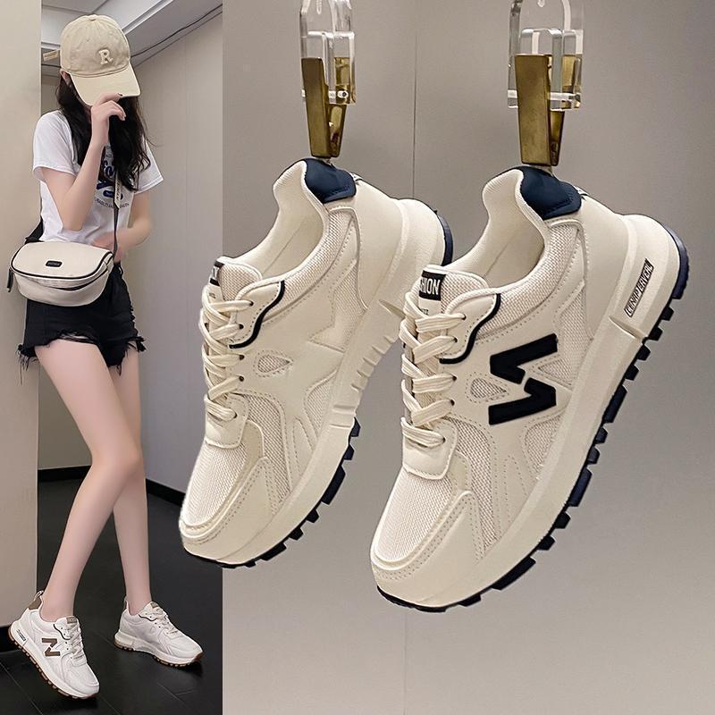 Customized Women's Shoes for Cross-Border Trade, Fashionable Trendy Women's Sneakers, Casual Shoes with Thick Soles, Dad Shoes