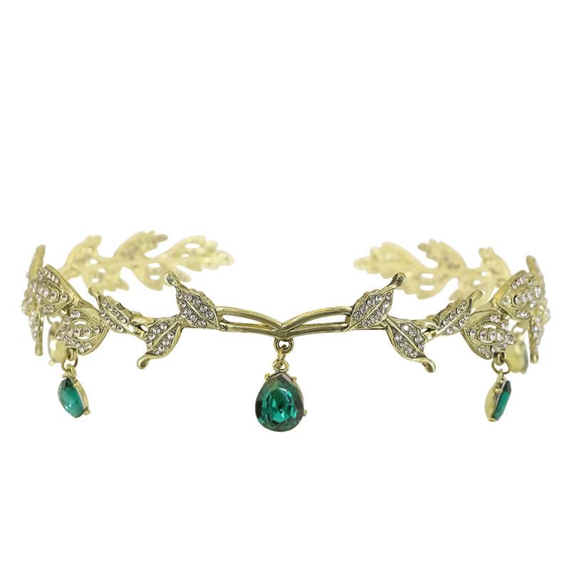 Brow Pendant Wedding Headpiece Bridal Jewelry Alloy Rhinestone Headband Crown Hair Accessory Wedding Dress Accessories Wedding Accessories