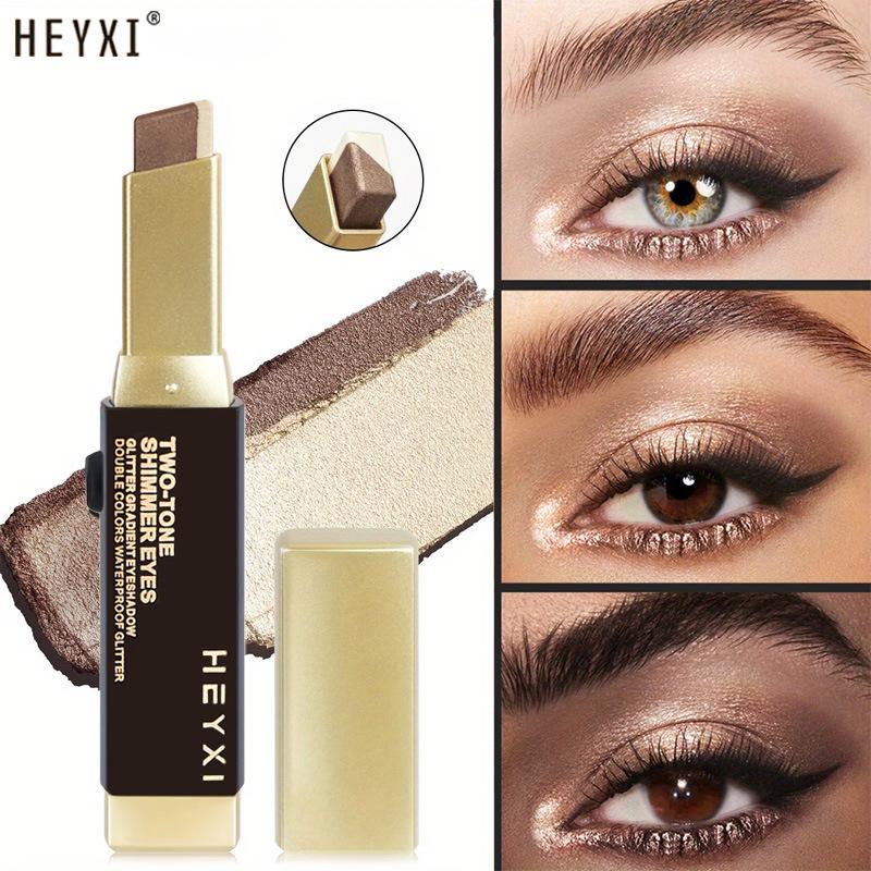 HEYXI Cross-Border Bestseller Glitter Eyeshadow Stick Shimmer Eyeshadow Set with Dual-Color Gradient Waterproof Eyeshadow Pen