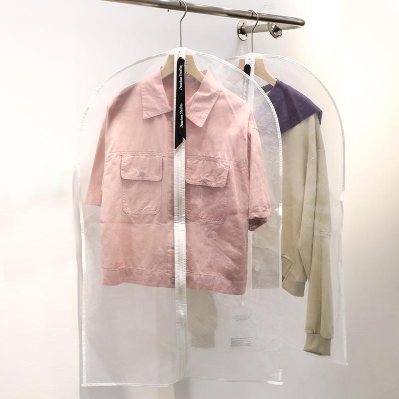 Transparent Organza Coat Dust Cover Custom Clothes Suit Cover Household Dust Bag down Jacket Storage Clothing Hanging