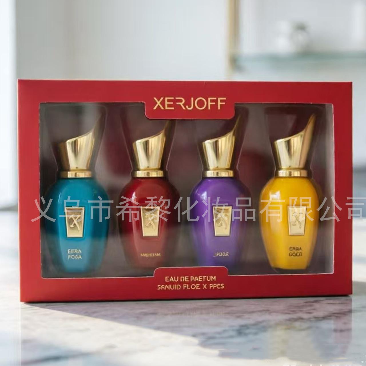 Cross-Border New Product Perfume Set Xerjoff 30ml Four-Piece Set Vietnam Middle East Foreign Trade Popular Perfume