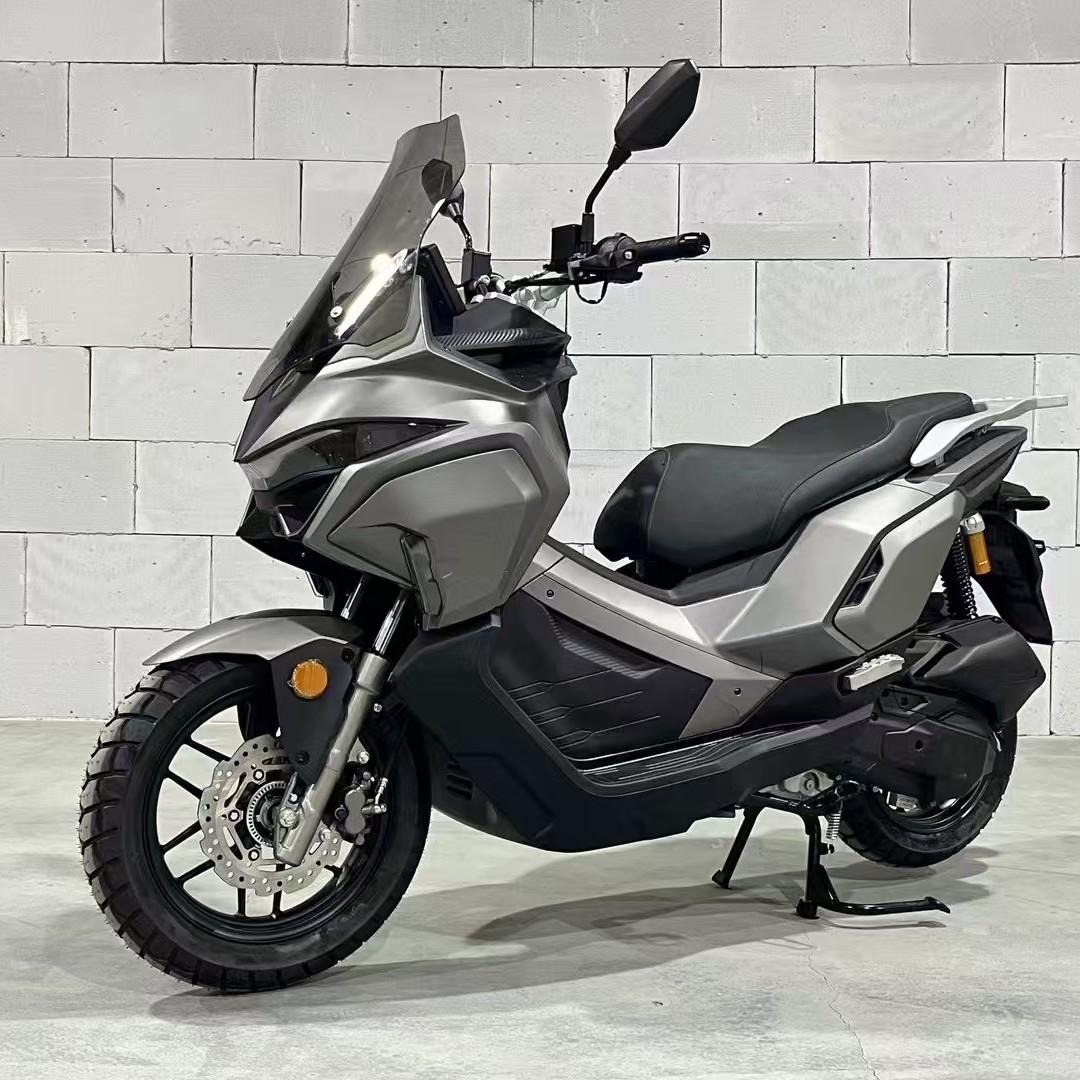 Cross-Border Best-Selling Fighter Motorcycle with Fuel Engine, Stylish and Cool High-Speed Racing Bike, High-Power Scooter
